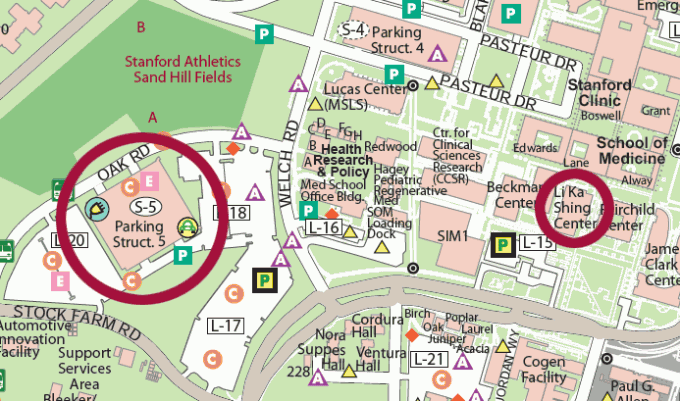 Directions to LKSC – Stanford Medicine X